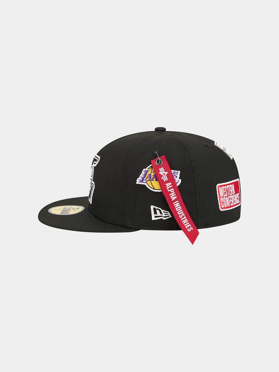 LOS ANGELES LAKERS X ALPHA X NEW ERA 59FIFTY FITTED CAP HAT Alpha Industries 