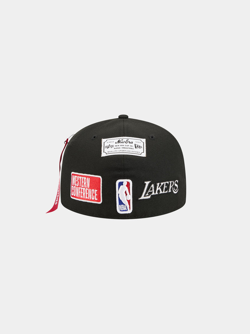 LOS ANGELES LAKERS X ALPHA X NEW ERA 59FIFTY FITTED CAP HAT Alpha Industries 