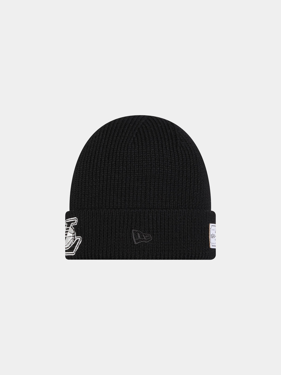LOS ANGELES LAKERS X ALPHA X NEW ERA SHORT CUFF BEANIE ACCESSORY Alpha Industries 