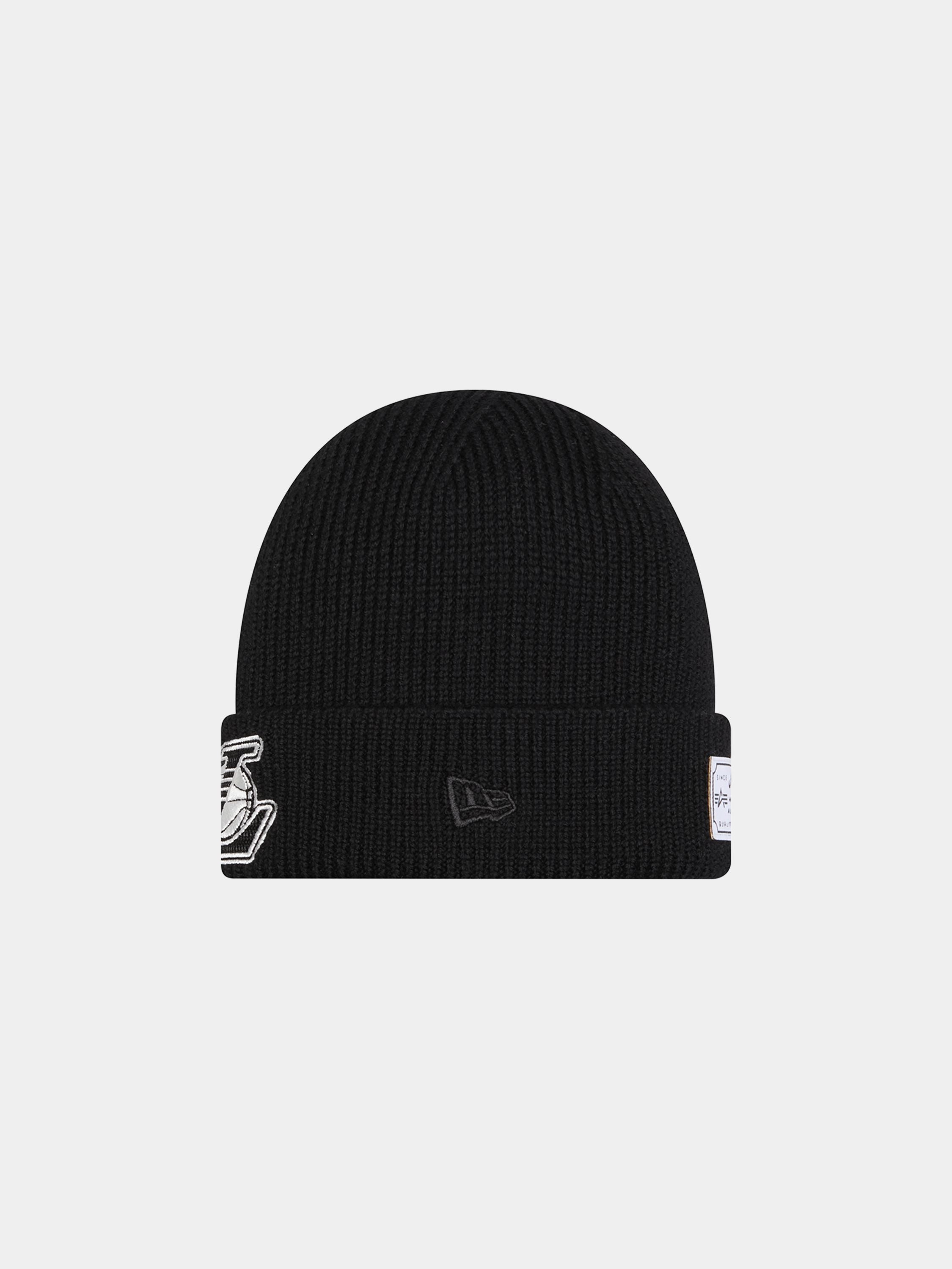 LOS ANGELES LAKERS X ALPHA X NEW ERA SHORT CUFF BEANIE ACCESSORY Alpha Industries 