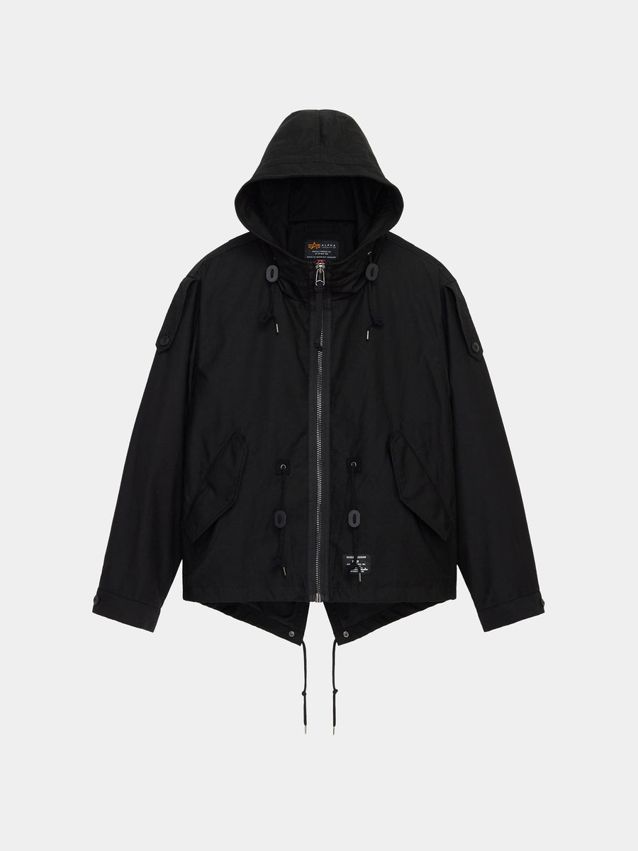 M-65 MOD FISHTAIL FIELD COAT OUTERWEAR Alpha Industries BLACK XS 