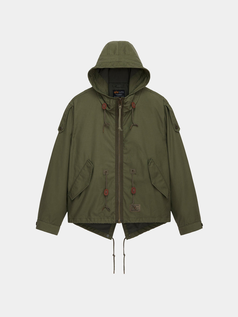 M-65 MOD FISHTAIL FIELD COAT OUTERWEAR Alpha Industries OG-107 GREEN XS 