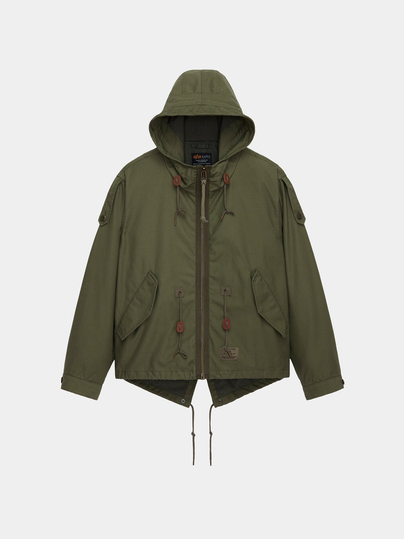 M-65 MOD FISHTAIL FIELD COAT OUTERWEAR Alpha Industries OG-107 GREEN XS 
