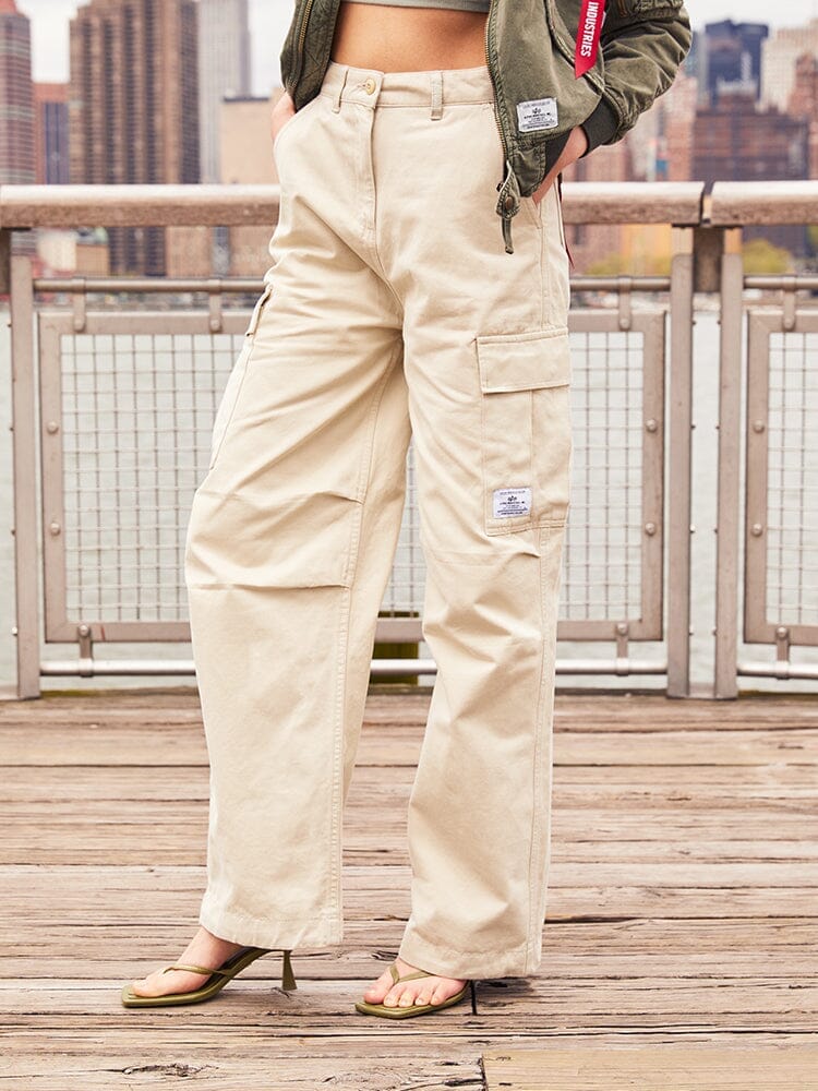Women's M-65 Cargo Pant (White) | Alpha Industries