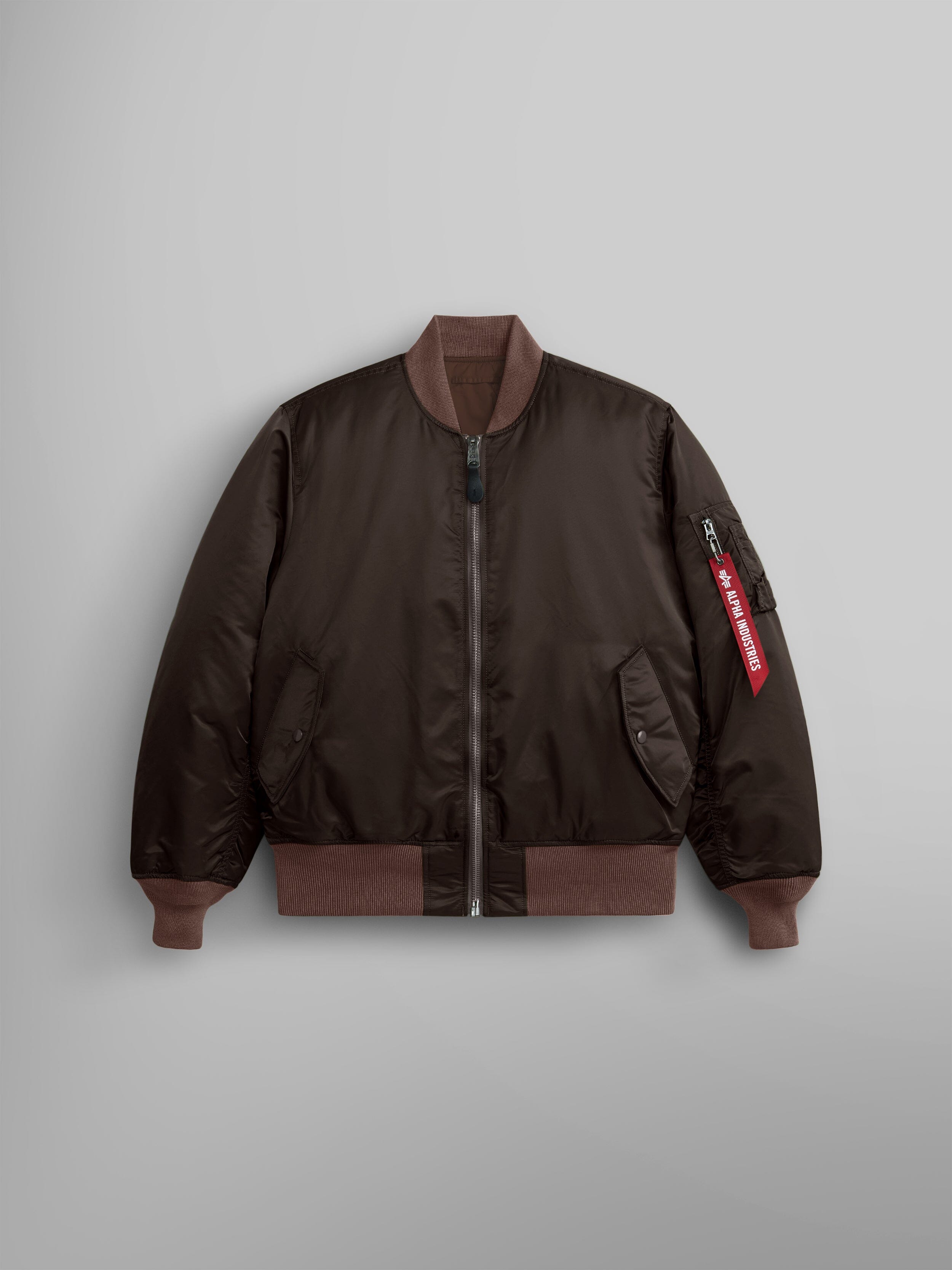 MA-1 BOMBER JACKET (HERITAGE) OUTERWEAR Alpha Industries CHOCOLATE XS 