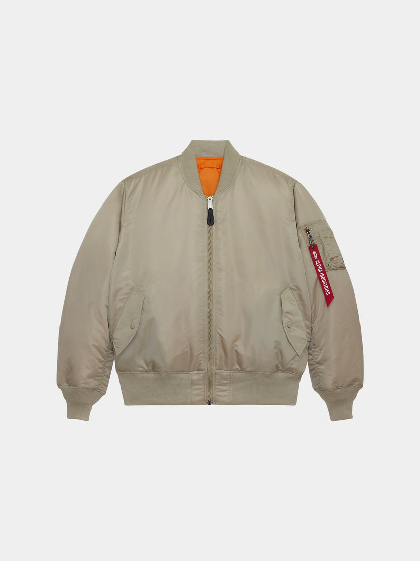 MA-1 BOMBER JACKET (HERITAGE) OUTERWEAR Alpha Industries MINERAL XS 