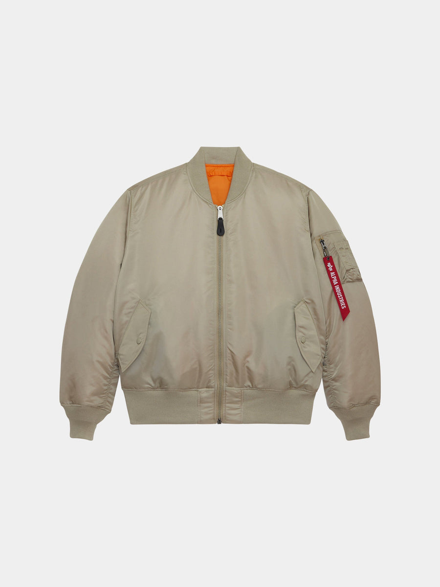 MA-1 BOMBER JACKET (HERITAGE) OUTERWEAR Alpha Industries MINERAL XS 