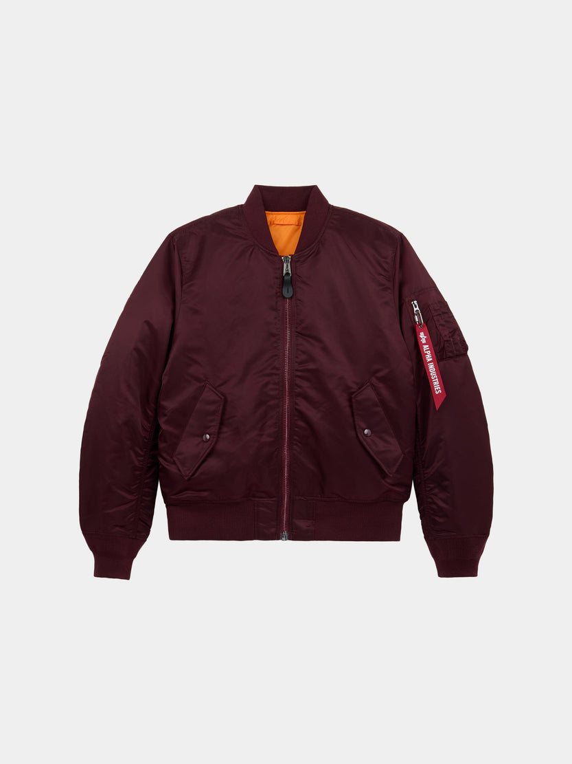 MA-1 BOMBER JACKET SLIM FIT OUTERWEAR Alpha Industries CEDAR RED XS 