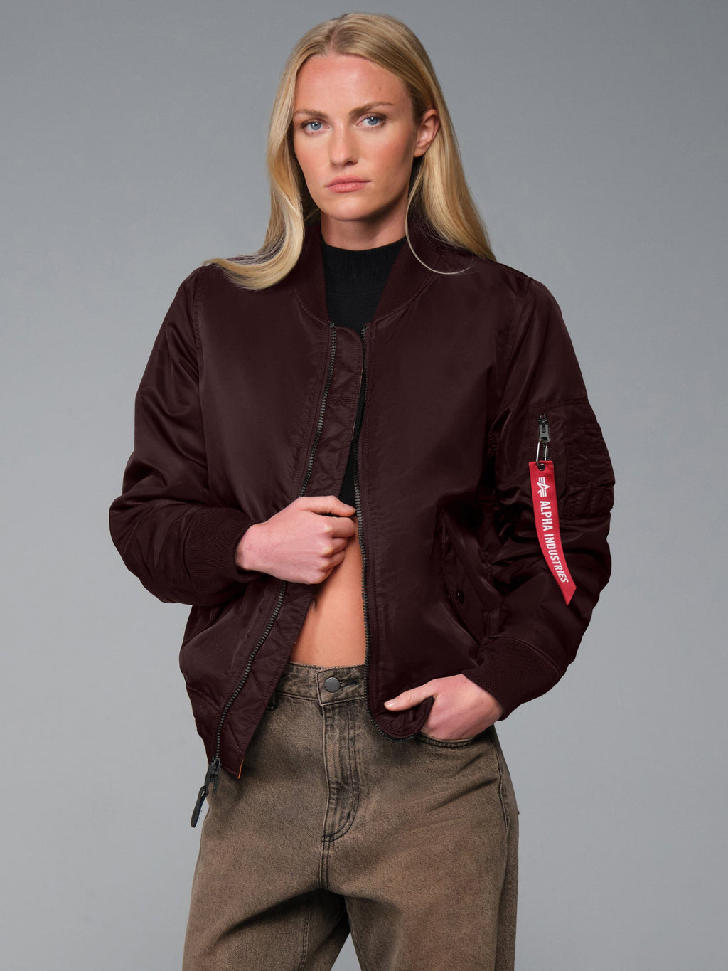 MA-1 BOMBER JACKET WOMENS OUTERWEAR Alpha Industries 
