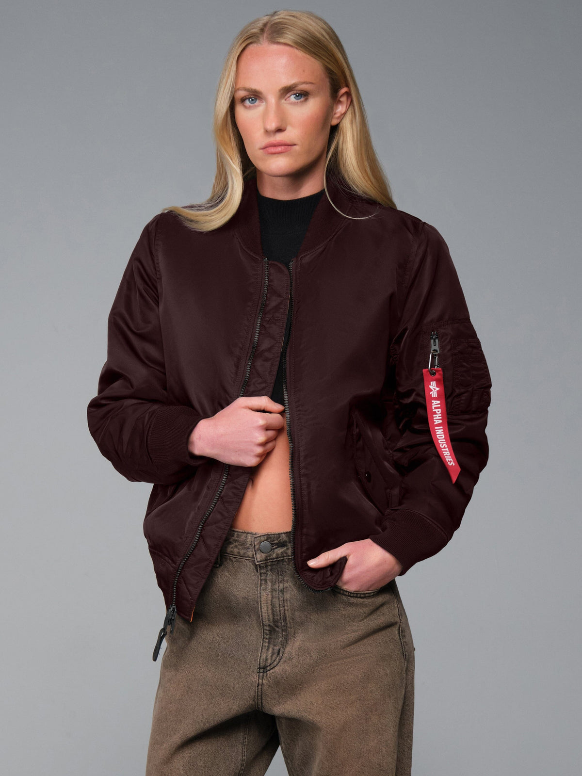 MA-1 BOMBER JACKET WOMENS OUTERWEAR Alpha Industries 