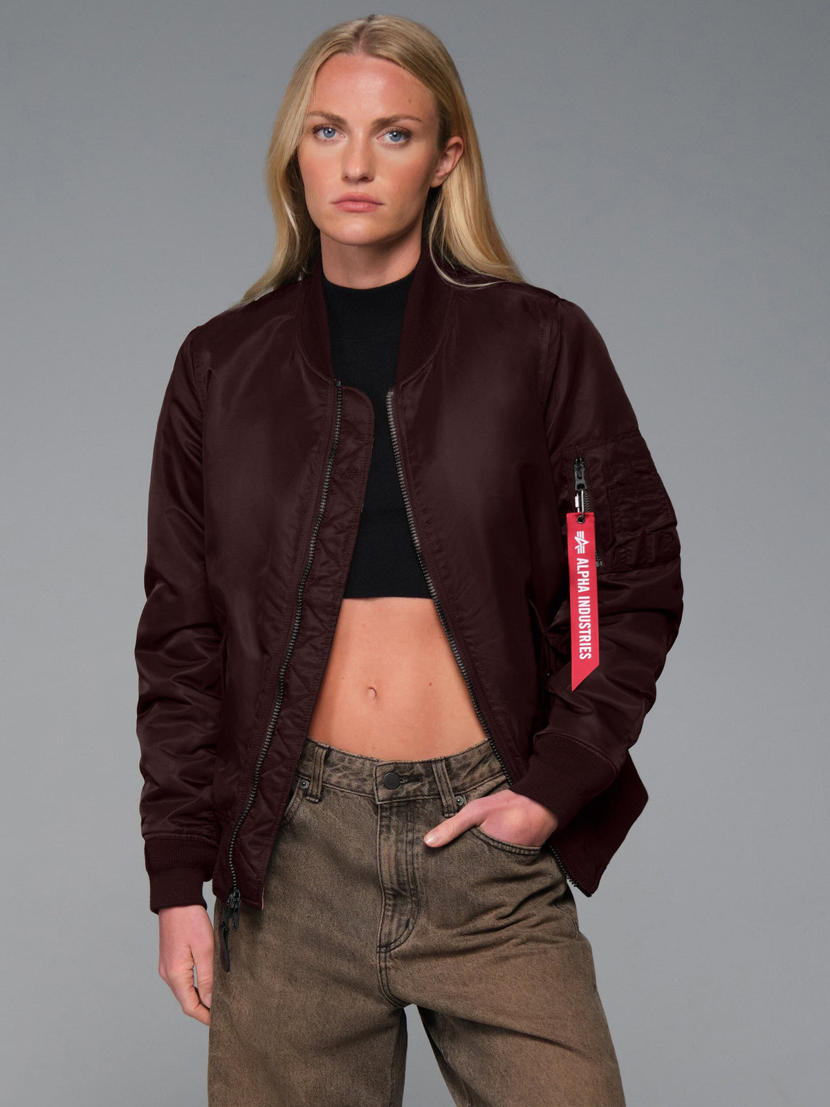 MA-1 BOMBER JACKET WOMENS OUTERWEAR Alpha Industries 