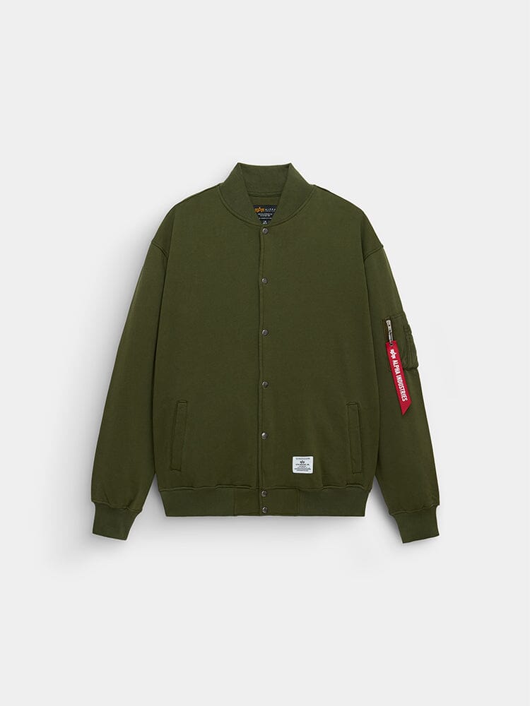 MA-1 FLEECE JACKET TOP Alpha Industries OG-107 GREEN XXS 
