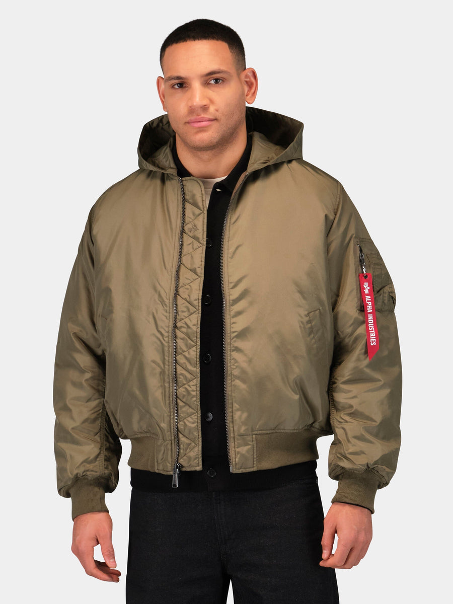 MA-1 HOODED OXFORD FLIGHT JACKET OUTERWEAR Alpha Industries 