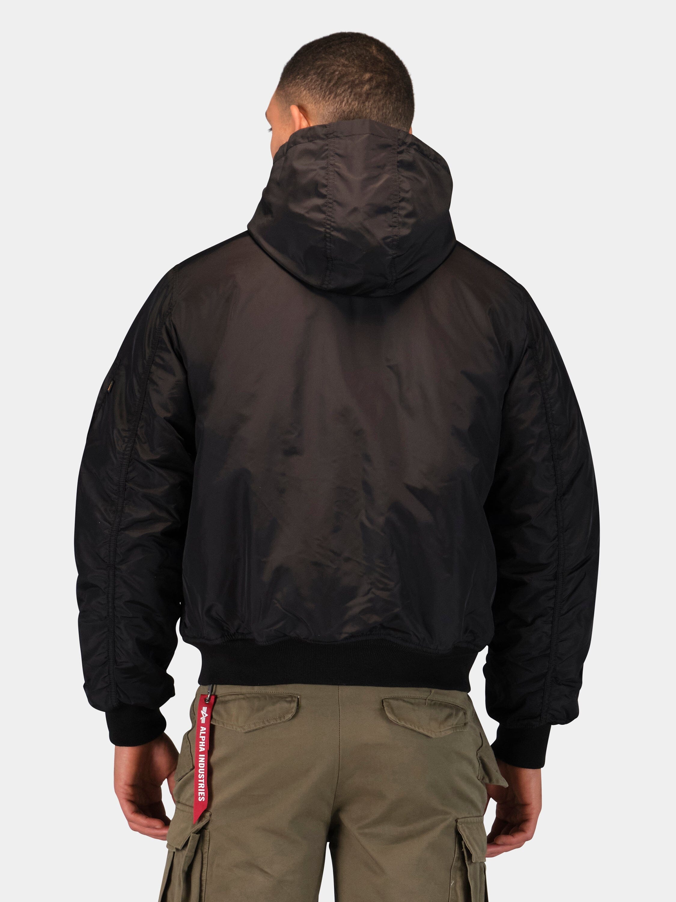 MA-1 HOODED OXFORD FLIGHT JACKET OUTERWEAR Alpha Industries 