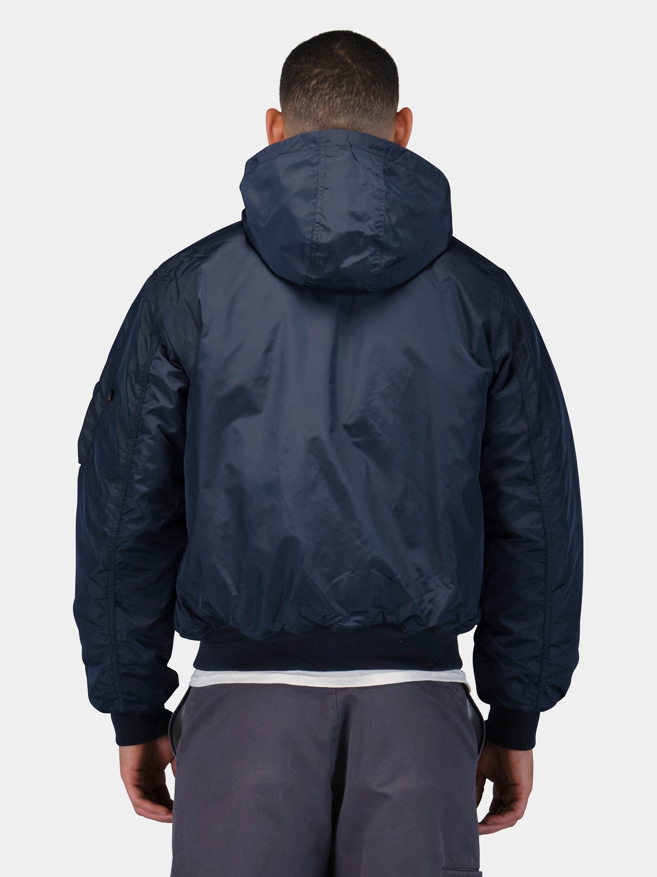 MA-1 Hooded Oxford Flight Jacket | Alpha Industries