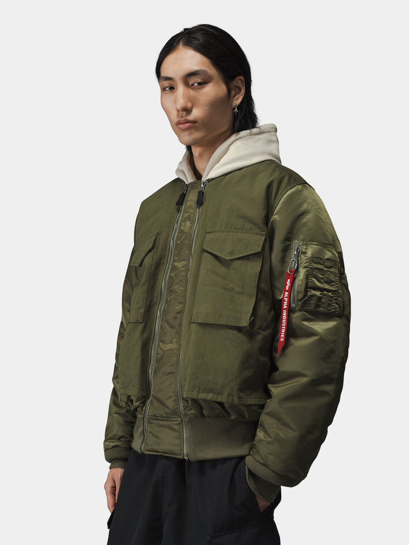 MA-1 MIXED COTTON FLIGHT JACKET OUTERWEAR Alpha Industries 