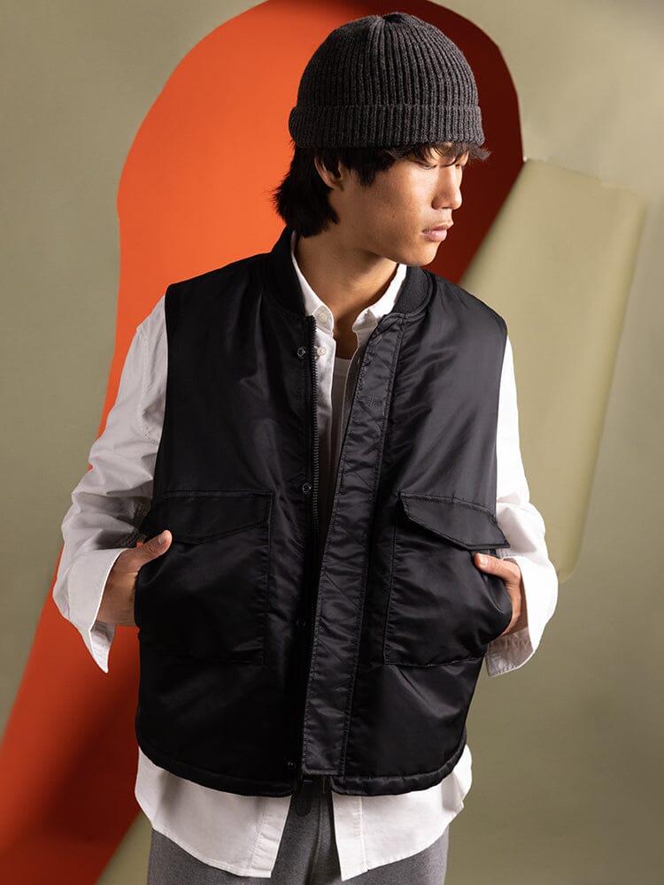 MA-1 Mod Vest (Black) | Alpha Industries