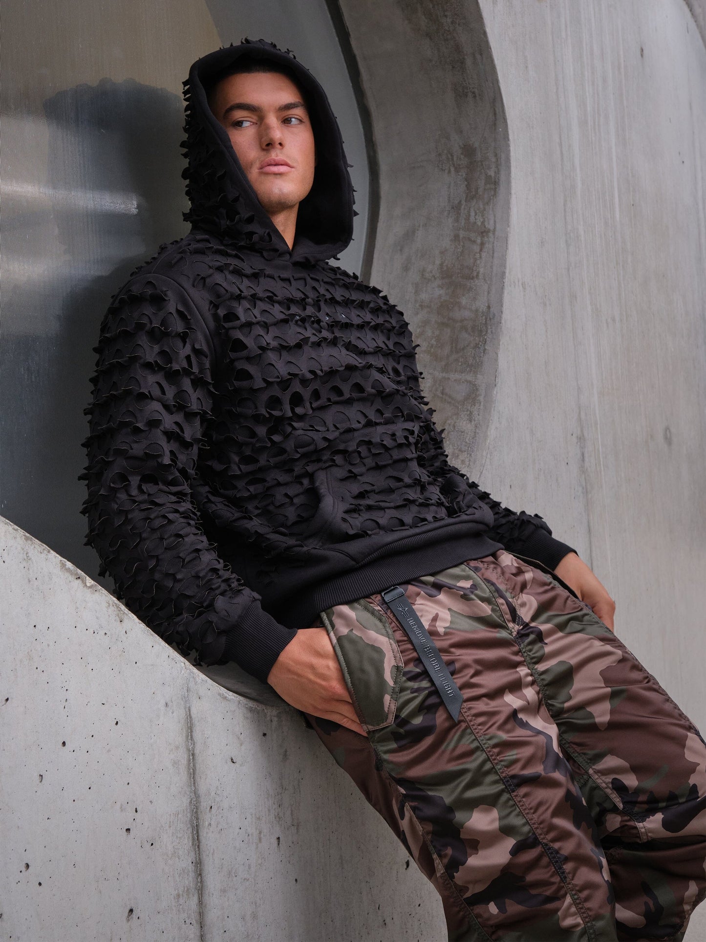 MA-1 NYLON PANT CAMO BOTTOM Alpha Industries 