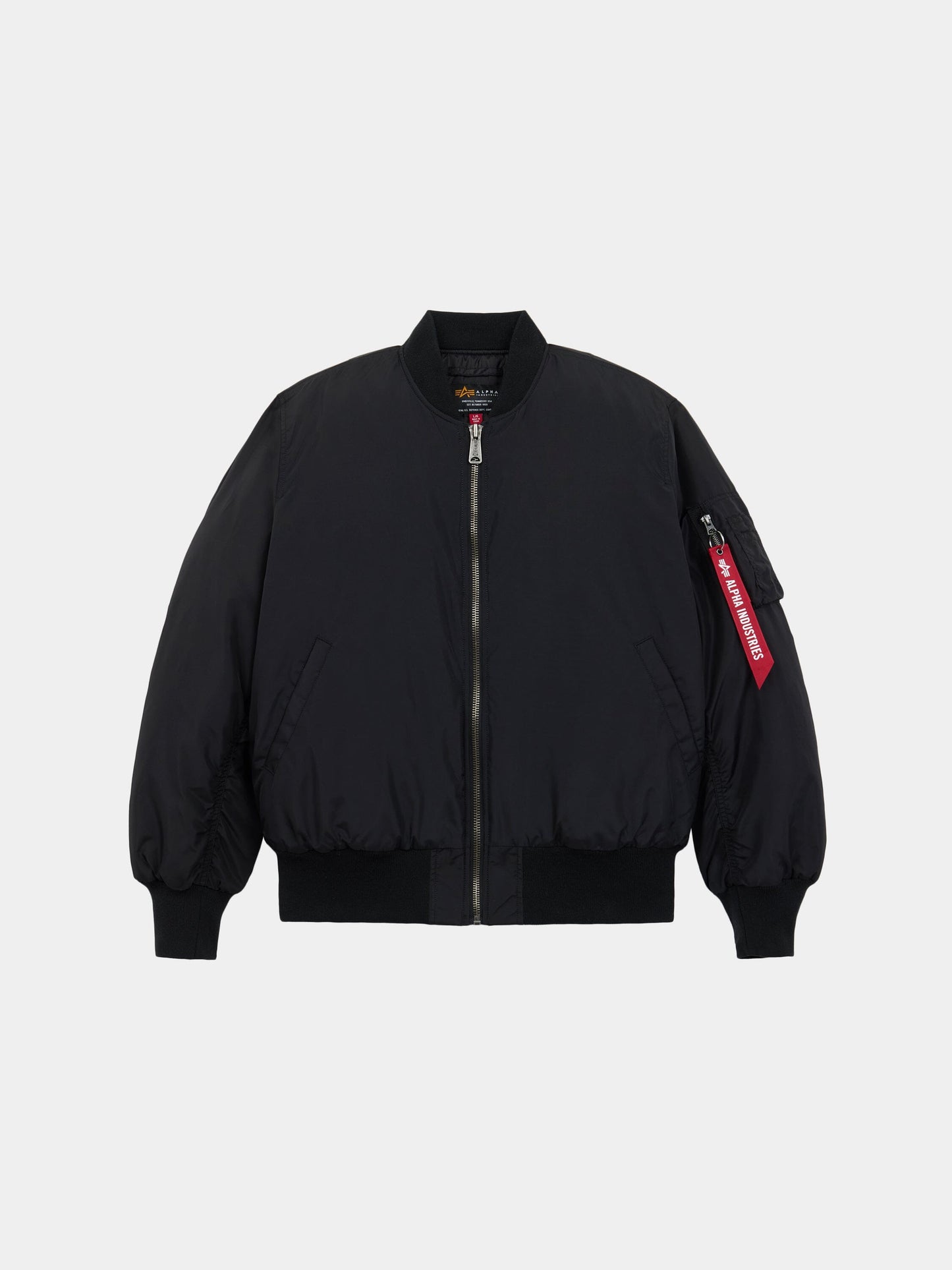 MA-1 OXFORD FLIGHT JACKET OUTERWEAR Alpha Industries BLACK XS 