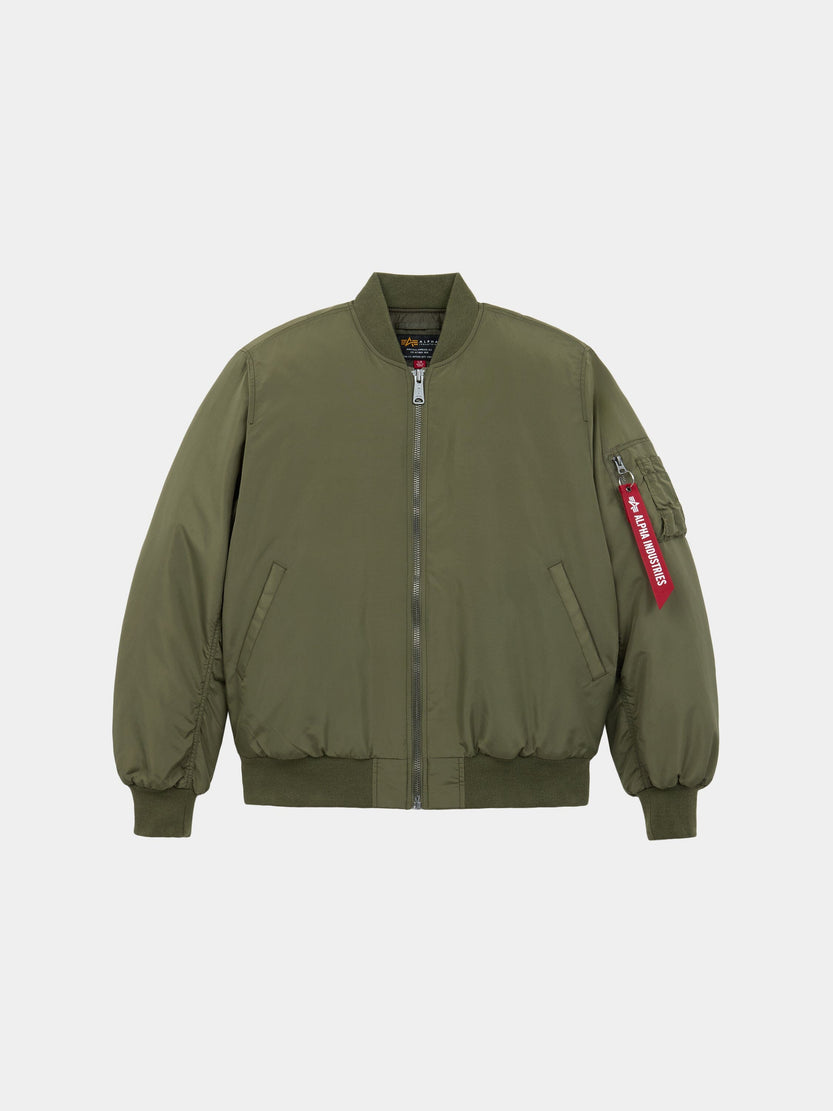 MA-1 OXFORD FLIGHT JACKET OUTERWEAR Alpha Industries OG-107 GREEN XS 