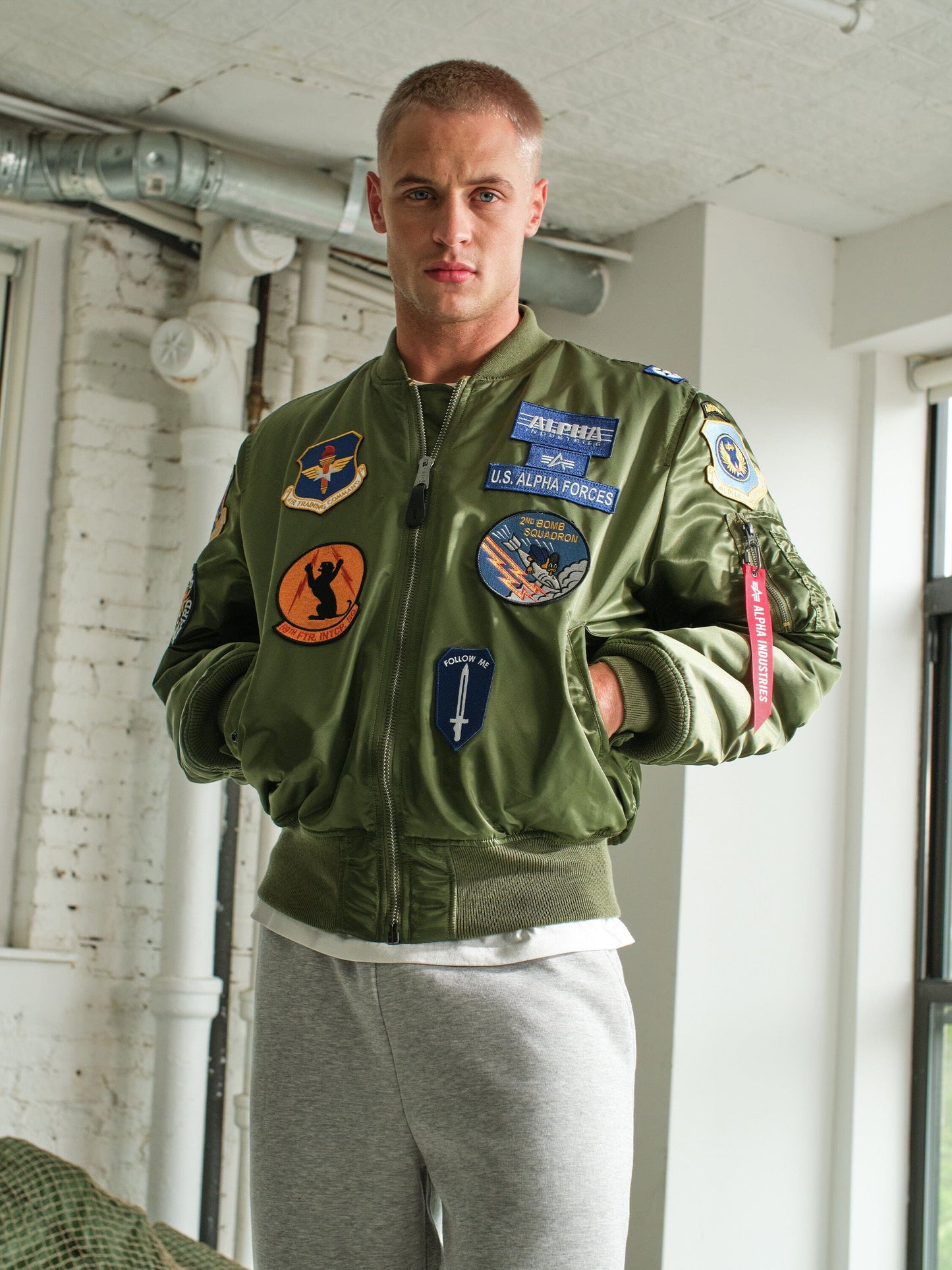MA-1 SQUADRON BOMBER JACKET OUTERWEAR Alpha Industries 