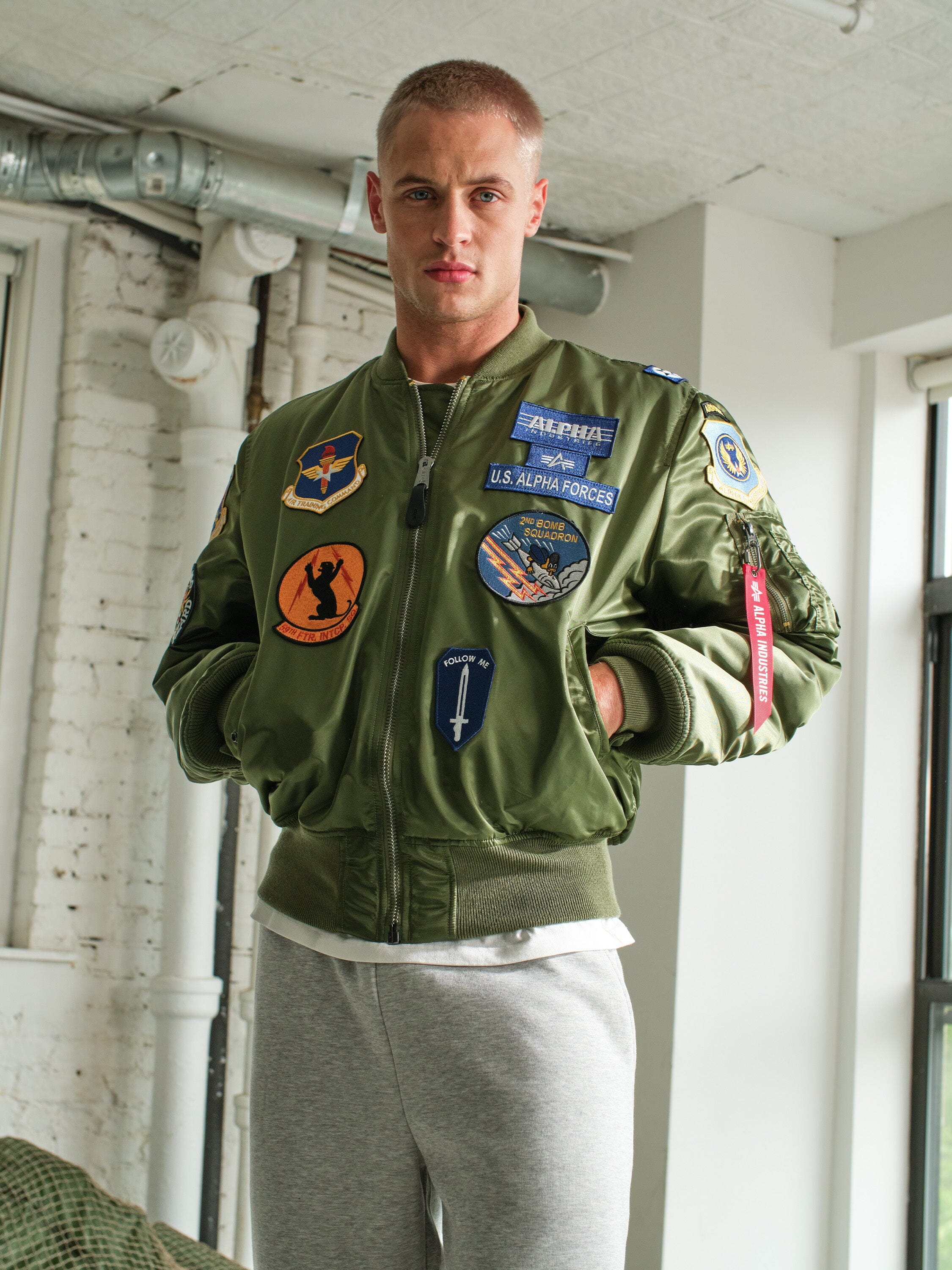 MA-1 SQUADRON BOMBER JACKET OUTERWEAR Alpha Industries 
