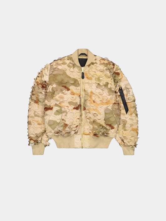 MA-1 ULCANS FLIGHT JACKET OUTERWEAR Alpha Industries SENTINEL DESERT CAMO XS 