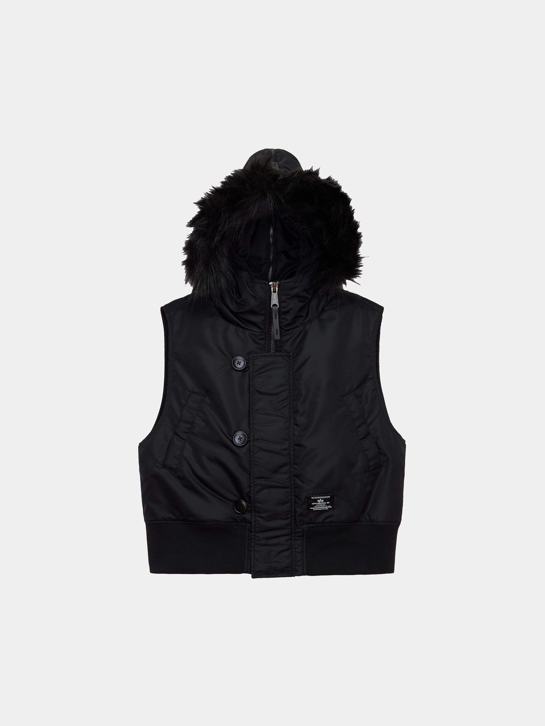 N-2B VEST WOMENS OUTERWEAR Alpha Industries BLACK XS 
