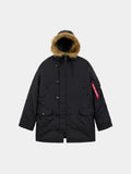 N-3B OXFORD PARKA OUTERWEAR Alpha Industries BLACK XS 
