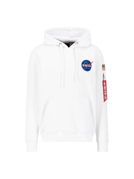 NASA SPACE SHUTTLE HOODIE SALE Alpha Industries WHITE XXS 