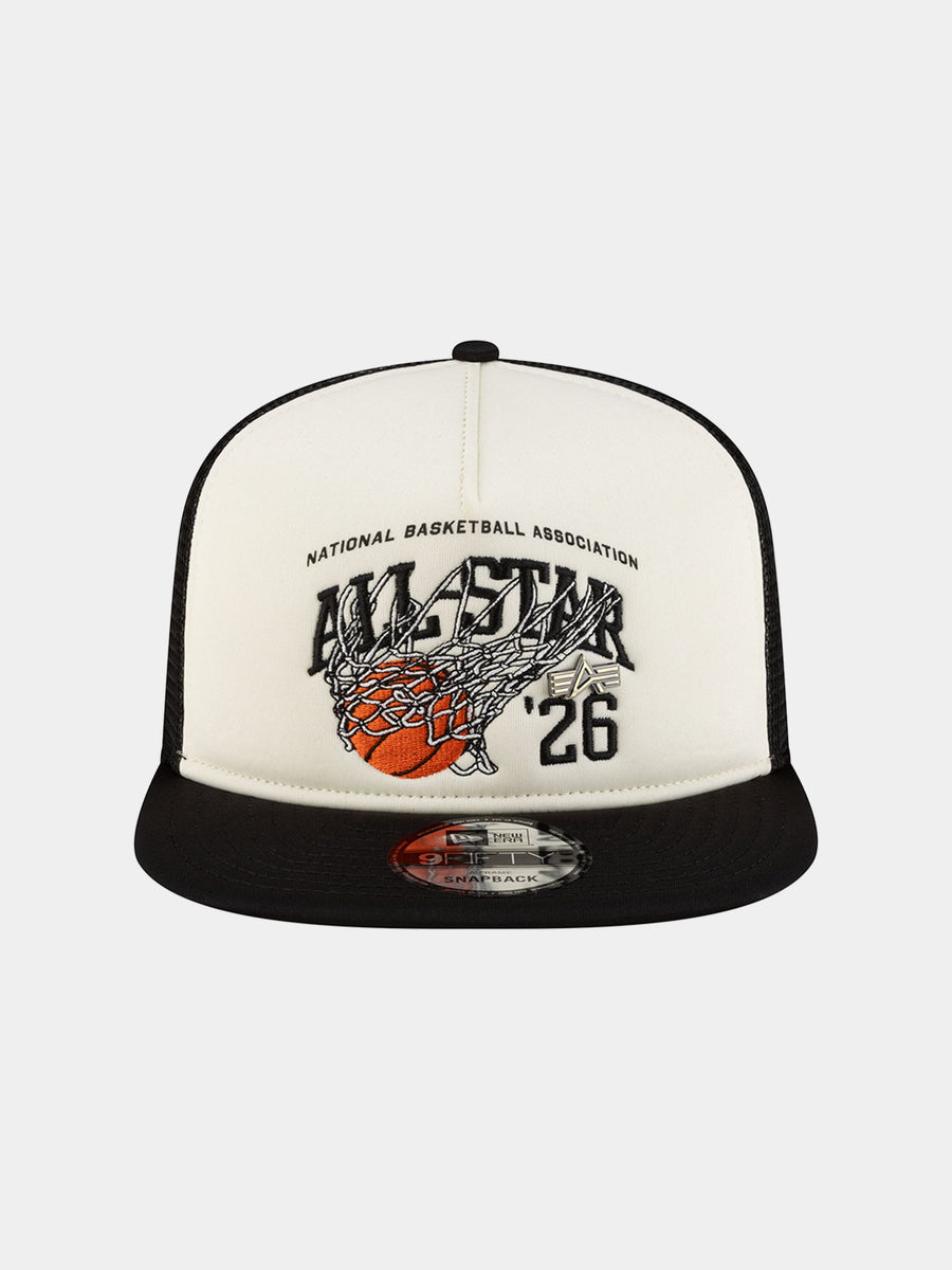NBA ALL STAR GAME X ALPHA X NEW ERA 9FIFTY SNAPBACK COLLAB Alpha Industries WHITE ONE SIZE 
