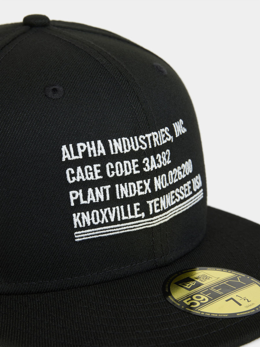 NEW ERA X ALPHA INDUSTRIES 5950 CAGE CODE HAT COLLAB Alpha Industries 
