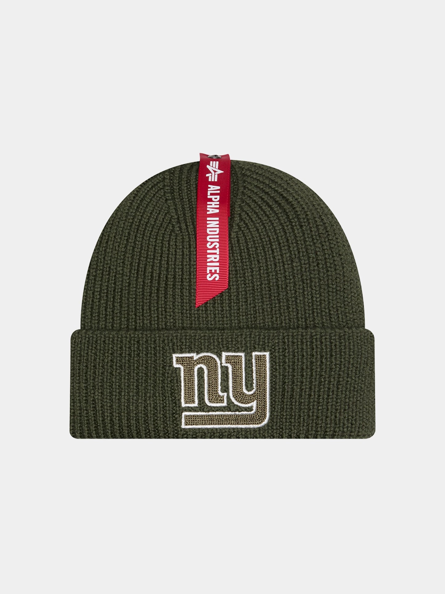 NEW YORK GIANTS X ALPHA X NEW ERA SHORT CUFF BEANIE ACCESSORY Alpha Industries GREEN O/S 
