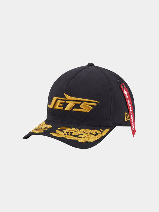 NEW YORK JETS X ALPHA X NEW ERA 940 MC CAP (BLACK) ACCESSORY Alpha Industries BLACK O/S 