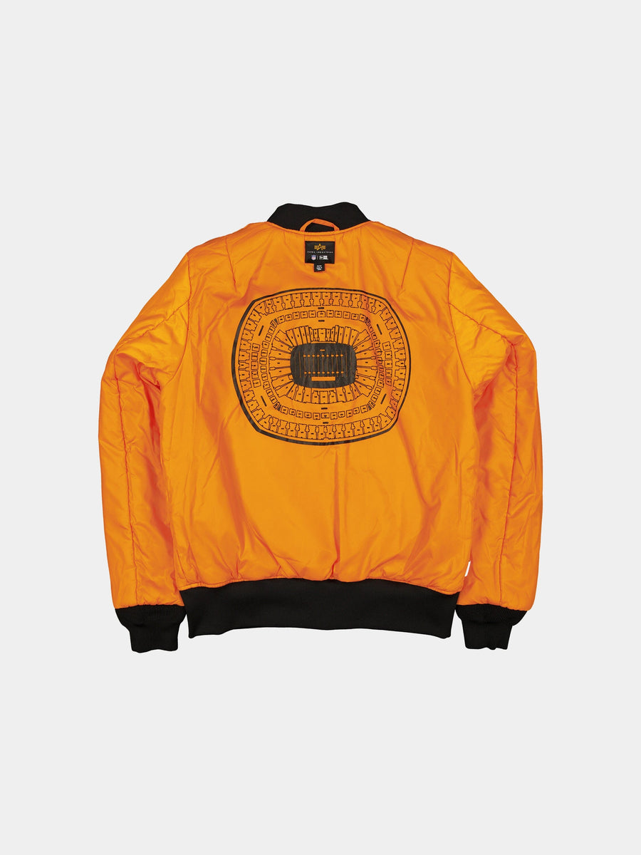 NEW YORK JETS X ALPHA X NEW ERA MA-1 BOMBER JACKET (BLACK CAMO) OUTERWEAR Alpha Industries 