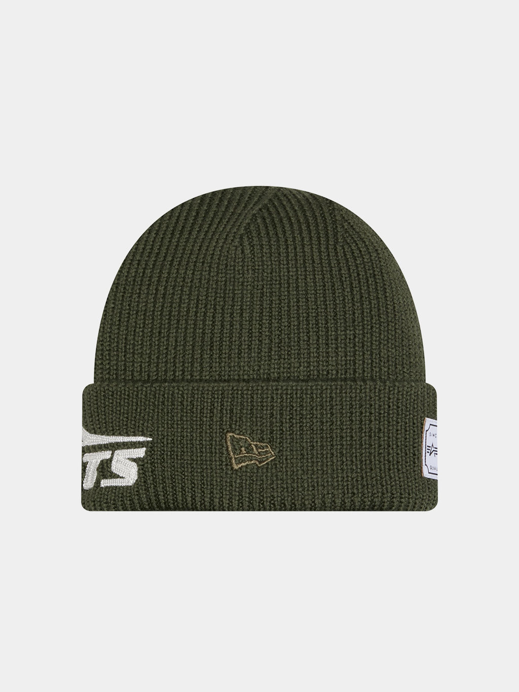 NEW YORK JETS X ALPHA X NEW ERA SHORT CUFF BEANIE ACCESSORY Alpha Industries 