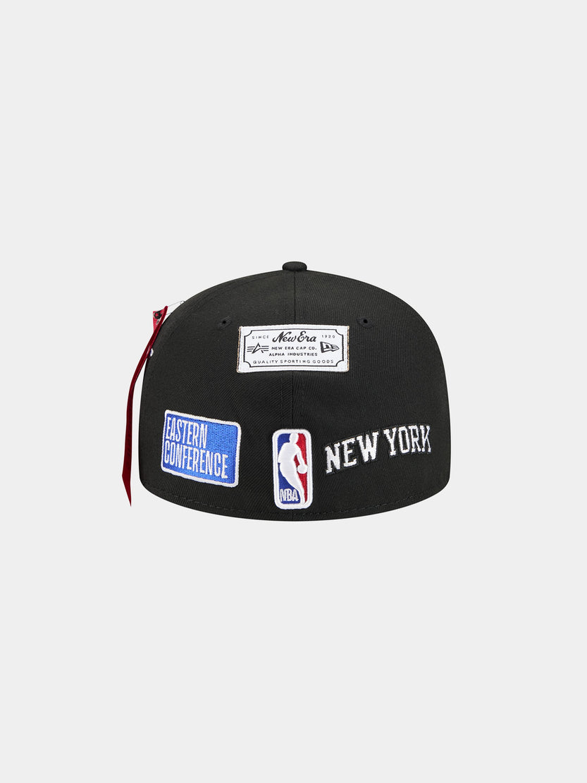 NEW YORK KNICKS X ALPHA X NEW ERA 59FIFTY FITTED CAP ACCESSORY Alpha Industries 