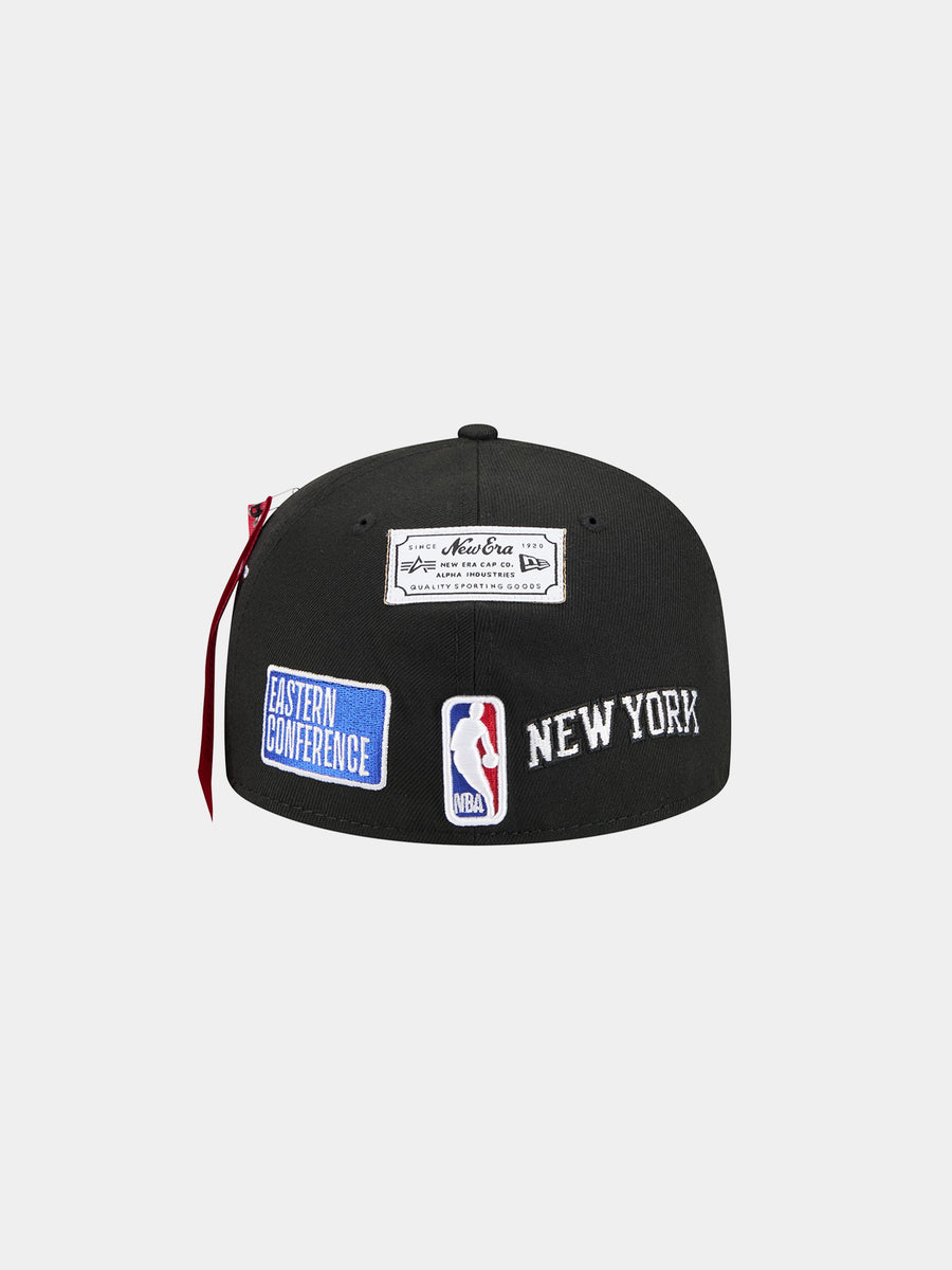 NEW YORK KNICKS X ALPHA X NEW ERA 59FIFTY FITTED CAP ACCESSORY Alpha Industries 