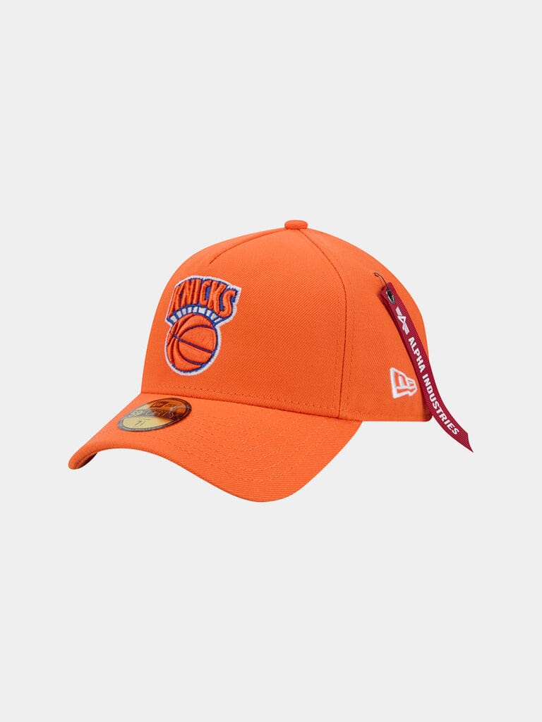 NEW YORK KNICKS X ALPHA X NEW ERA 59FORTY A-FRAME CAP ACCESSORY Alpha Industries 