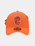 NEW YORK KNICKS X ALPHA X NEW ERA 59FORTY A-FRAME CAP ACCESSORY Alpha Industries ORANGE 6 7/8 