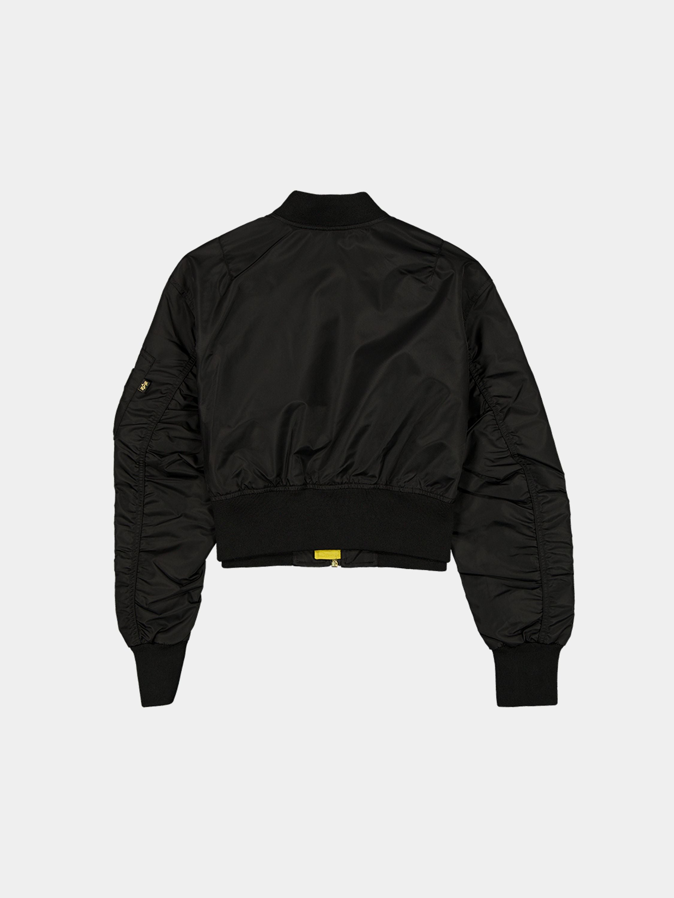 New York Knicks X Alpha X New Era L-2B Cropped Bomber Jacket