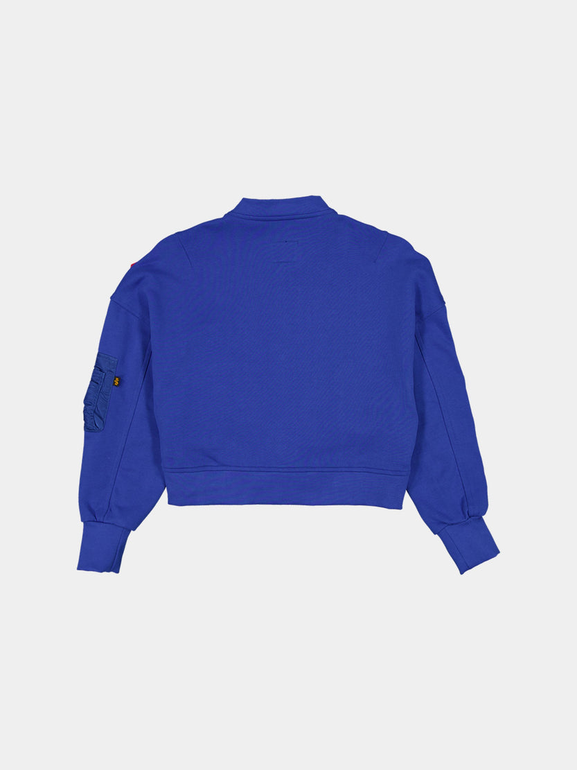 NEW YORK KNICKS X ALPHA X NEW ERA L-2B FRENCH TERRY JACKET WOMENS OUTERWEAR Alpha Industries 