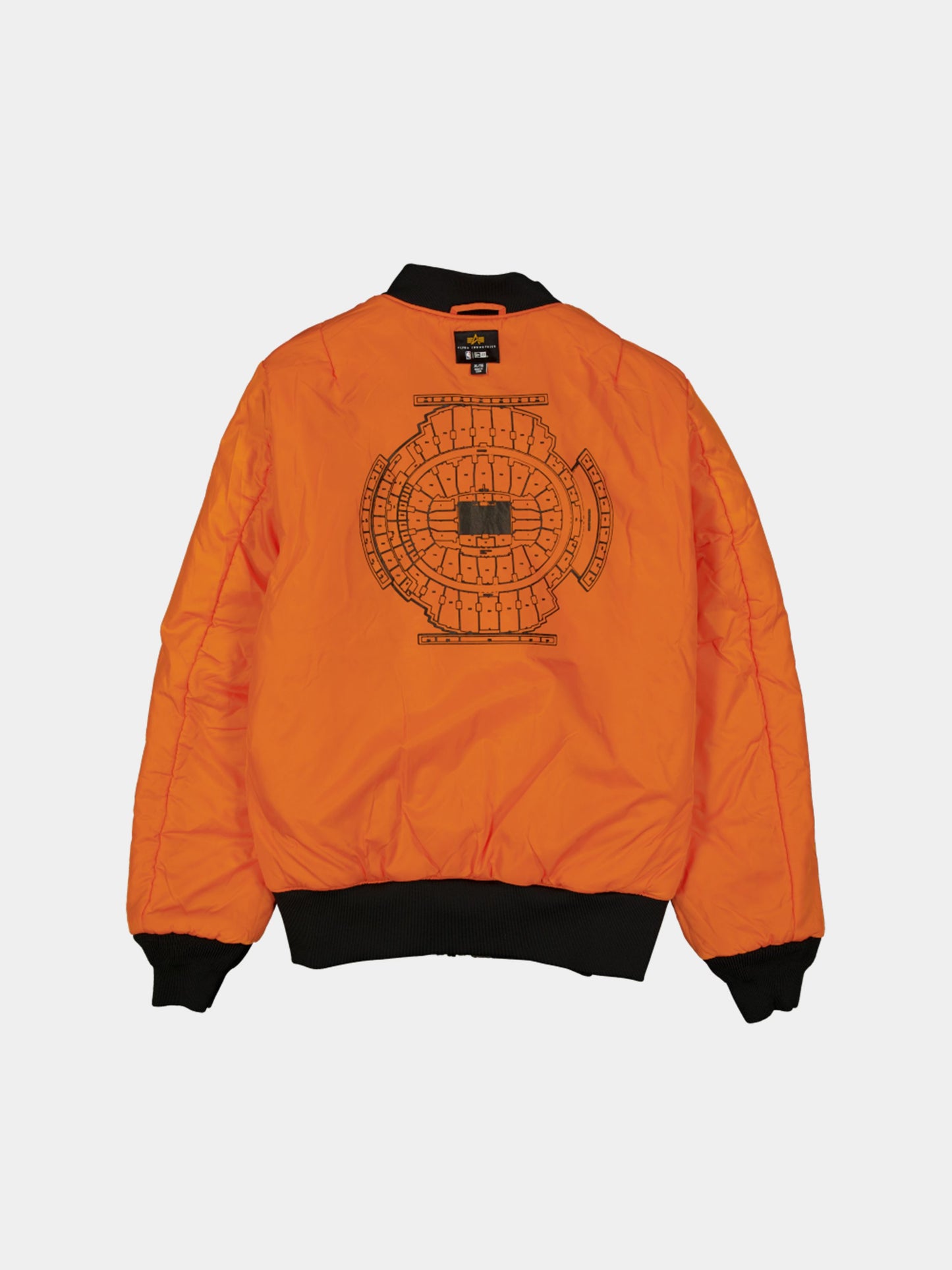 NEW YORK KNICKS X ALPHA X NEW ERA MA-1 BOMBER JACKET (BLACK CAMO) OUTERWEAR Alpha Industries 