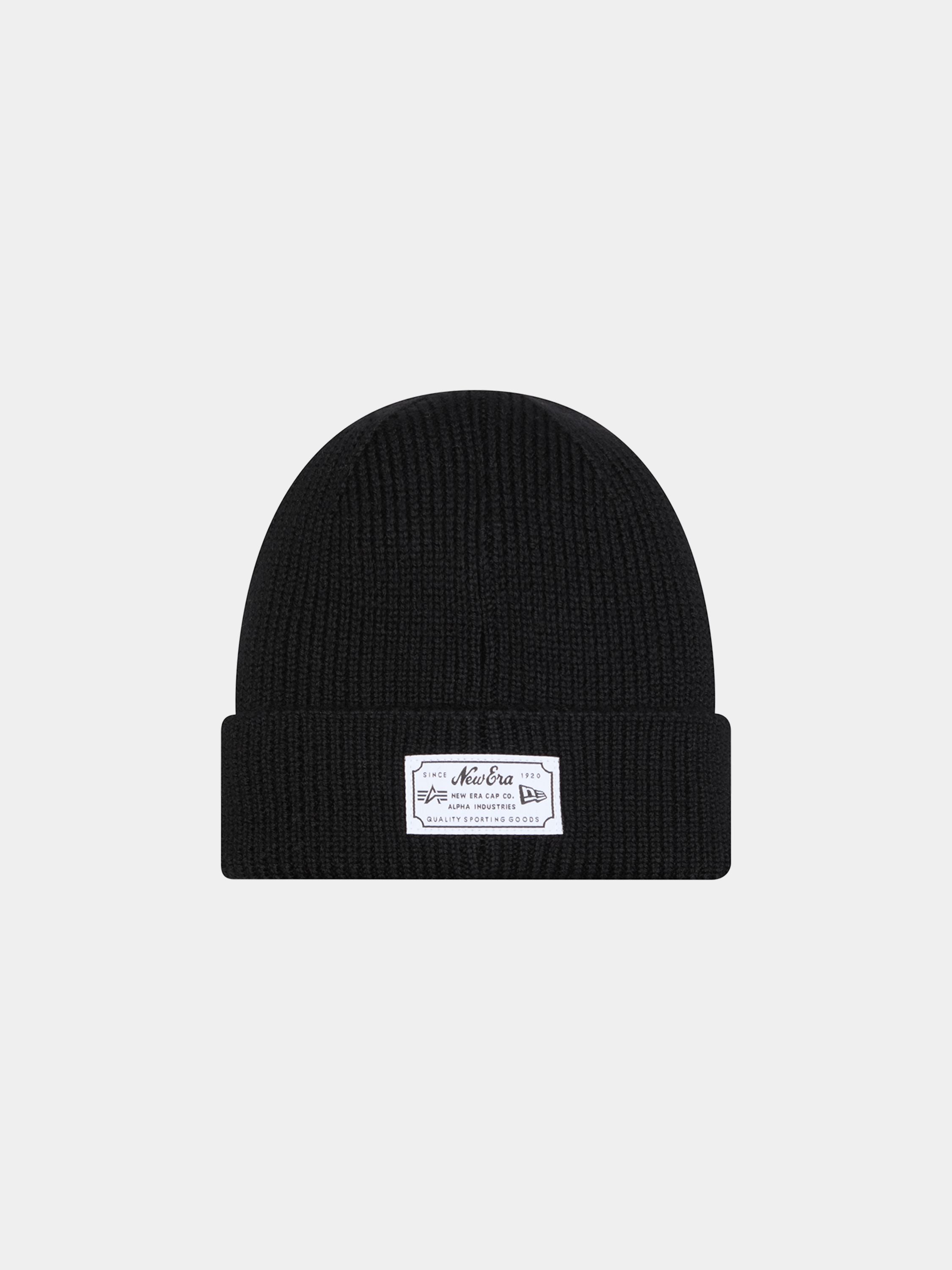 NEW YORK KNICKS X ALPHA X NEW ERA SHORT CUFF BEANIE ACCESSORY Alpha Industries 