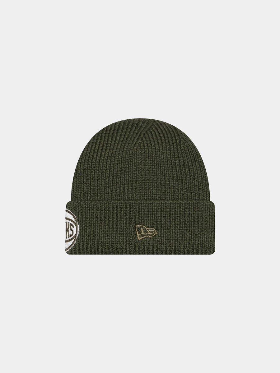 NEW YORK KNICKS X ALPHA X NEW ERA SHORT CUFF BEANIE ACCESSORY Alpha Industries 