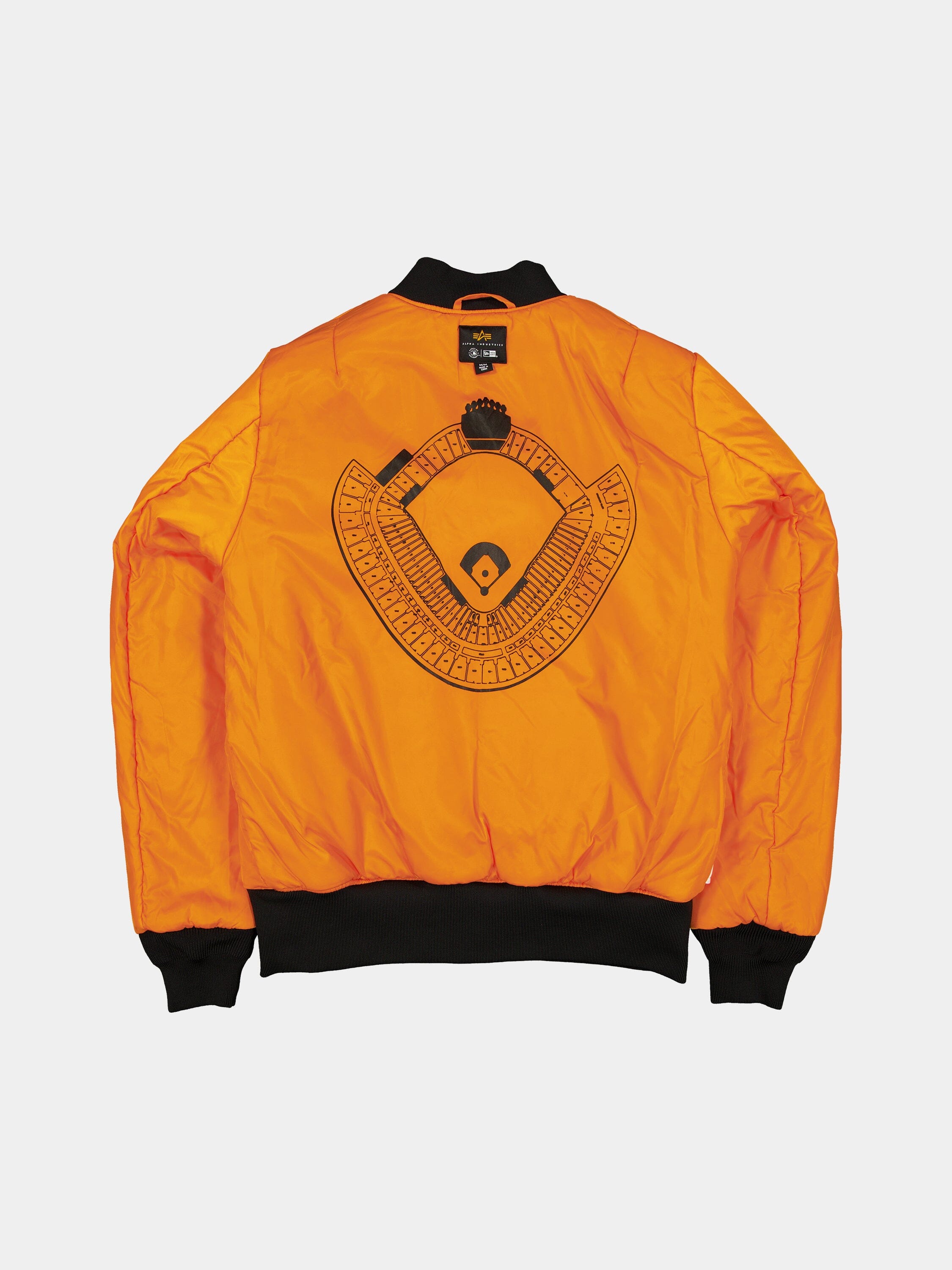 New York Mets X Alpha X New Era MA-1 Bomber Jacket (Black Camo
