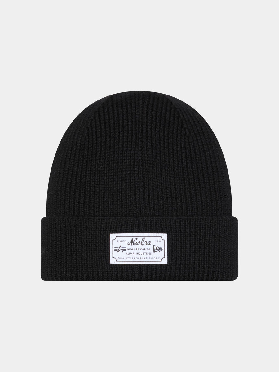 NEW YORK METS X ALPHA X NEW ERA SHORT CUFF BEANIE ACCESSORY Alpha Industries 