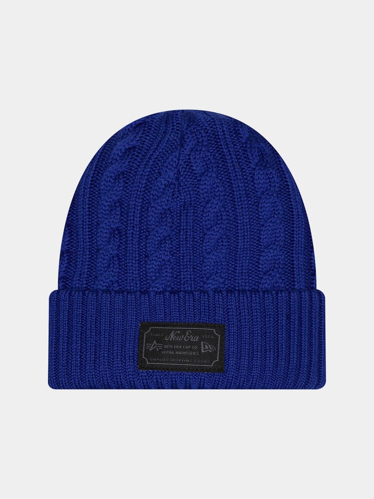 NEW YORK RANGERS X ALPHA X NEW ERA SHORT CUFF KNIT BEANIE HAT Alpha Industries 