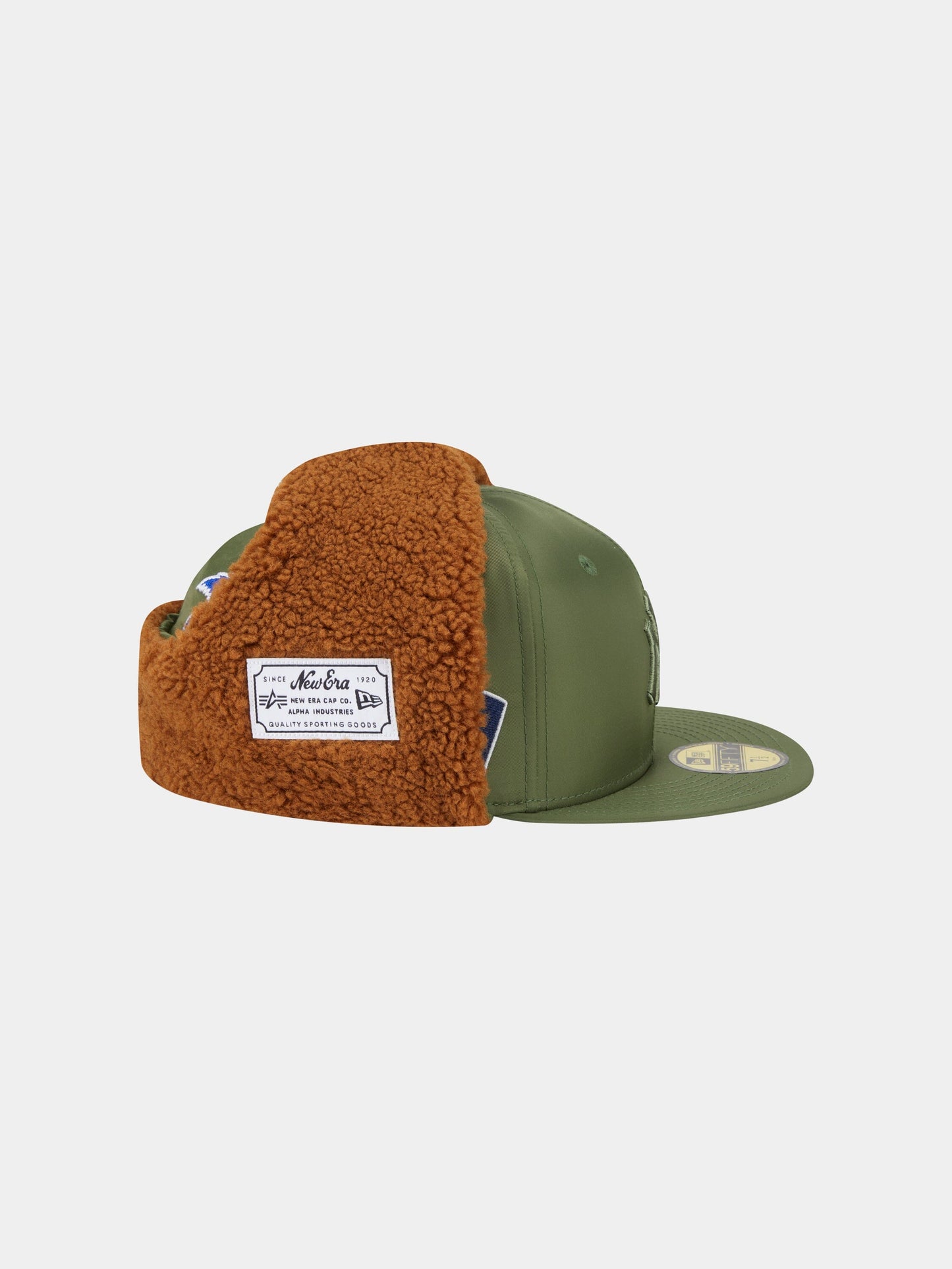 NEW YORK YANKEES X ALPHA X NEW ERA 5950 DOG EAR CAP (GREEN) ACCESSORY Alpha Industries 