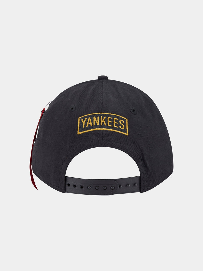 NEW YORK YANKEES X ALPHA X NEW ERA 940 MC CAP (BLACK) ACCESSORY Alpha Industries 